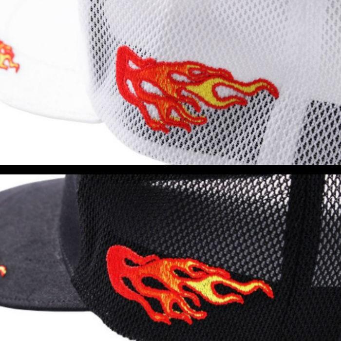 StarLean スターリアン CAP ブランド シンプルファイヤーメッシュキャップ メンズ レディース ユニセックス フレイム 炎 CAP 帽子 |  | 05