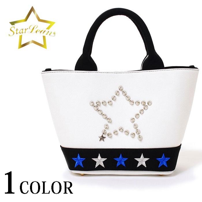 スターリアン Starlean Silverスタッズミニキャンバストートバッグ Blue ハンドバッグ サブバッグ 白 黒 ブルー 青 Silverスタッズ ミニキャンバス Slttb 004 Wht Upper Gate 通販 Yahoo ショッピング
