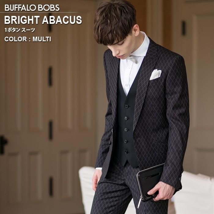 BUFFALO BOBS バッファローボブズ BRIGHT ABACUS ステッチデザイン 1B スーツ テーラード スラックス | 