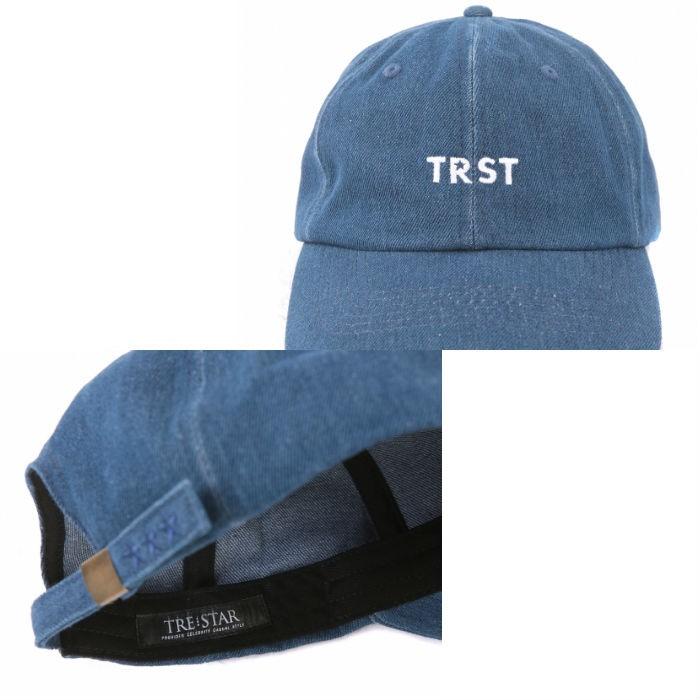TRE☆STAR トレスター LOW CAP-TRST- キャップ 帽子 シックスパネル ロー カジュアル ストリート 星 スター |  | 02