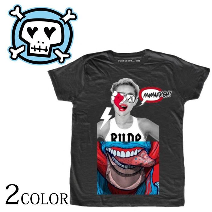 RUDE ルード Tongue パロディ Tシャツ イタリアブランド 半袖 メンズ t