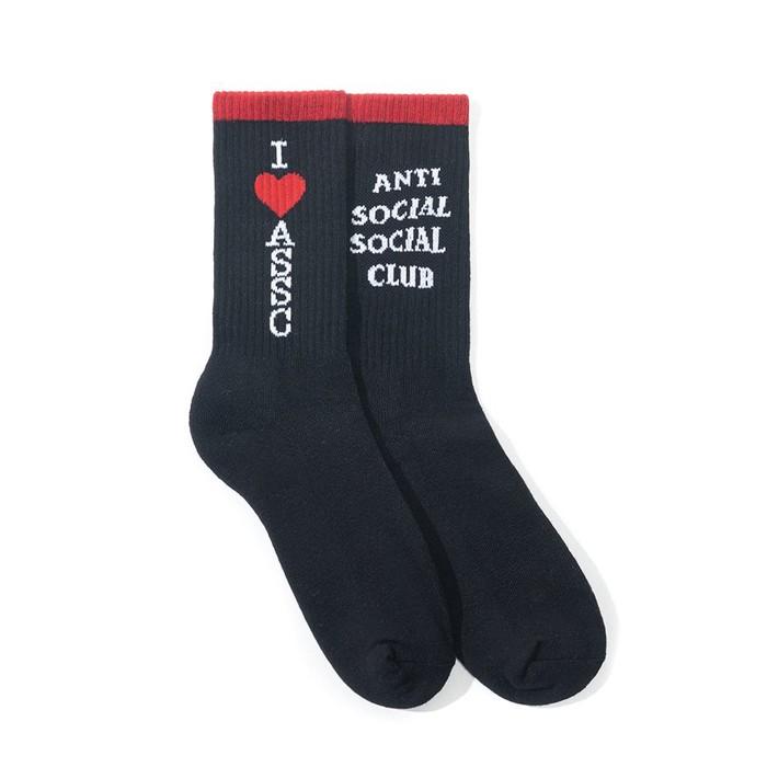 Anti Social Social Club アンチソーシャルソーシャルクラブ Tourism Black Socks メンズ 靴下 ソックス おしゃれ ブランド ストリート | ANTI SOCIAL SOCIAL CLUB | 02