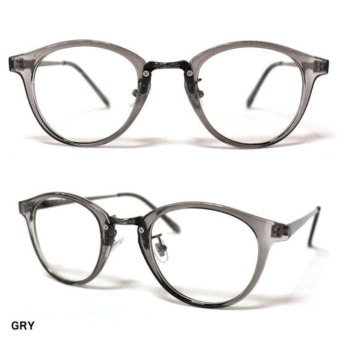 伊達メガネ/メンズ/丸型/サングラス/ボストン/伊達メガネ |  | 03