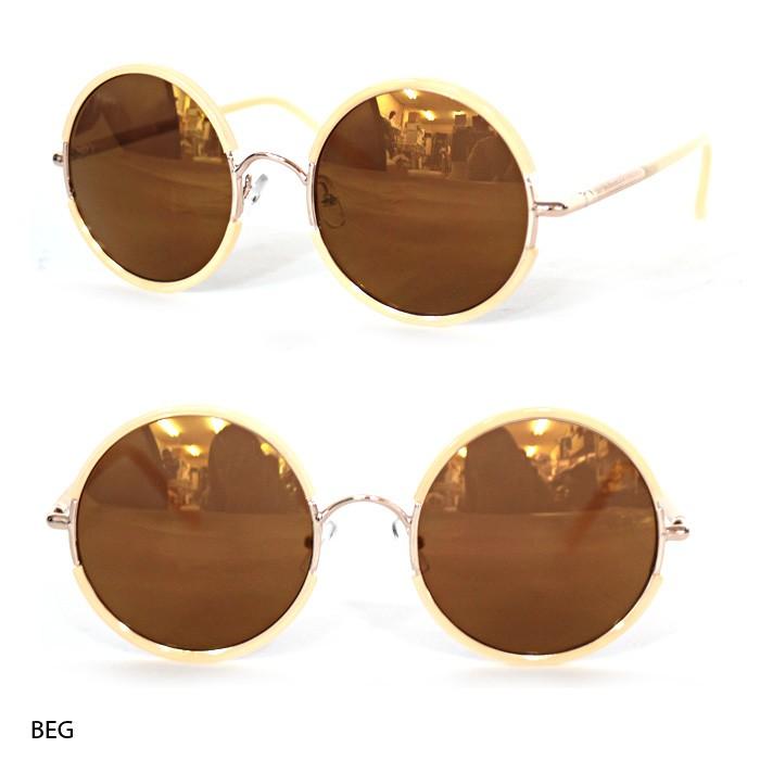 ラウンドタイプ サングラス 丸型 カラーレンズ ラウンドサングラス ユニセックス メンズ レディース |  | 03