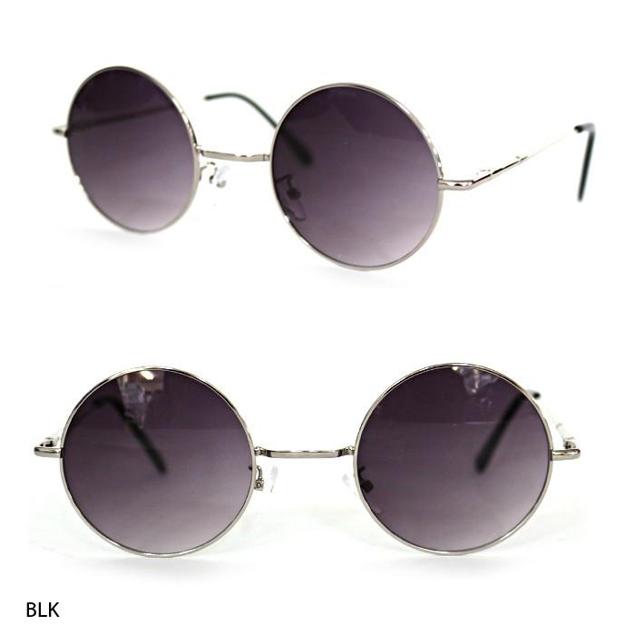 ラウンドサングラス メガネ 丸型 メンズ 男女兼用 ユニセックス グラデーション ゴールド シルバー |  | 02
