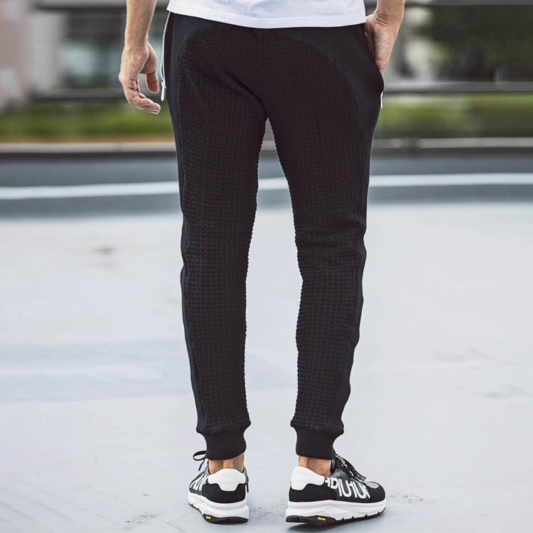 1PIU1UGUALE3 RELAX ウノピゥウノウグァーレトレ ランダムロゴワッフルリブパンツ メンズ ロングパンツ カジュアル | 1PIU1UGUALE3 RELAX | 18