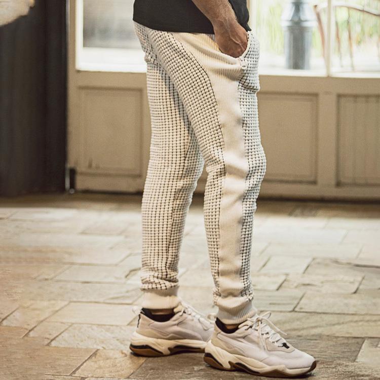 1PIU1UGUALE3 RELAX ウノピゥウノウグァーレトレ ランダムロゴワッフルリブパンツ メンズ ロングパンツ カジュアル | 1PIU1UGUALE3 RELAX | 05