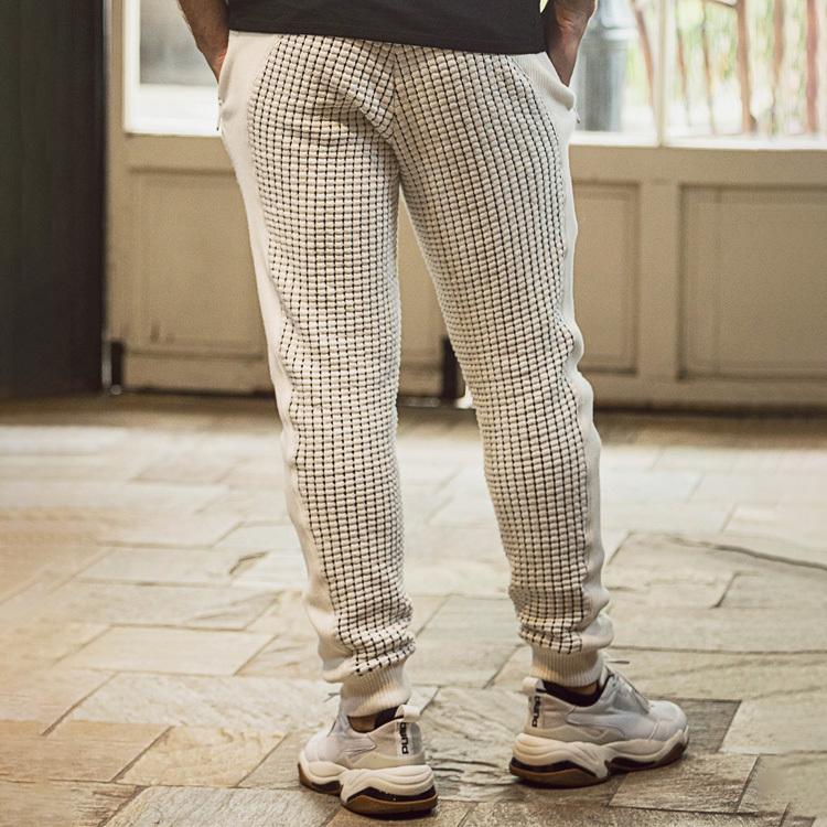 1PIU1UGUALE3 RELAX ウノピゥウノウグァーレトレ ランダムロゴワッフルリブパンツ メンズ ロングパンツ カジュアル | 1PIU1UGUALE3 RELAX | 06