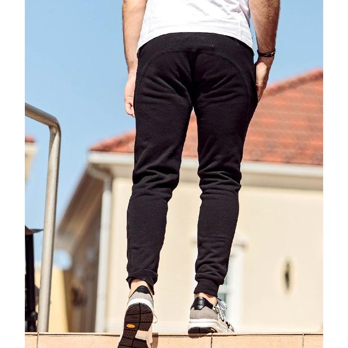 メンズウェア 1PIU1UGUALE3 RIB PANTS(BLACK) 1PIU1UGUALE3 - BIKER RIB PANTS / スキューバ ダブルジャージ