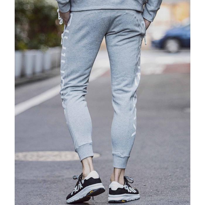 1PIU1UGUALE3 RELAX ウノピゥウノウグァーレトレ ビッグファスナーサイドロゴスウェットパンツ カジュアル スポーツ ジャージ スリム ブランド おしゃれ | 1PIU1UGUALE3 RELAX | 11