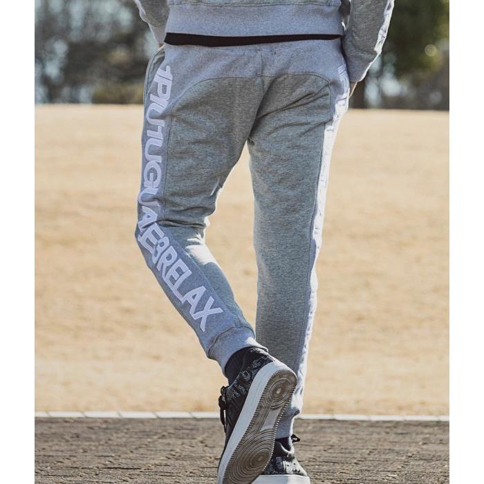 1PIU1UGUALE3 RELAX ウノピゥウノウグァーレトレ ビッグファスナーサイドロゴアップリケスウェットパンツ カジュアル スポーツ ジャージ ブランド | 1PIU1UGUALE3 RELAX | 10