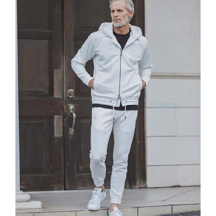 SALE セール 1PIU1UGUALE3 RELAX ウノピゥウノウグァーレトレ ダンボールニットコンビパンツ カジュアル スポーツ ルームウェア スリム 1PIU1UGUALE3 RELAX SALE セール ウノピゥウノウグァーレトレ