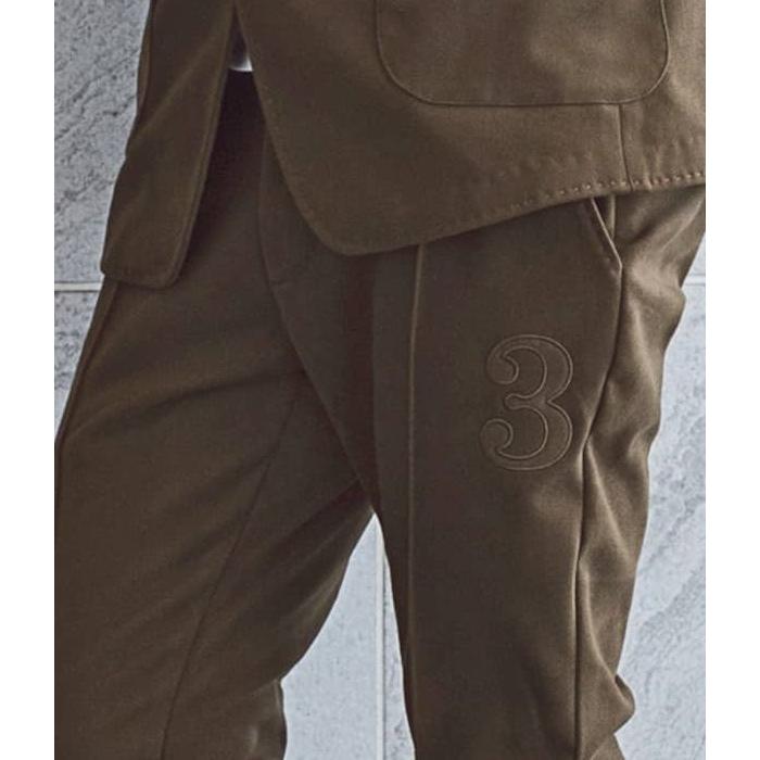 1PIU1UGUALE3 RELAX ウノピゥウノウグァーレトレ 3ロゴブラッシュドスラックス メンズ きれいめ カジュアル ボトム スリム ブランド おしゃれ | 1PIU1UGUALE3 RELAX | 06