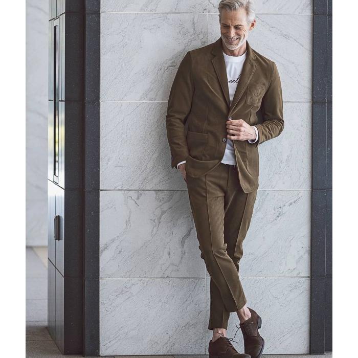 1PIU1UGUALE3 RELAX ウノピゥウノウグァーレトレ 3ロゴブラッシュドスラックス メンズ きれいめ カジュアル ボトム スリム ブランド おしゃれ | 1PIU1UGUALE3 RELAX | 07