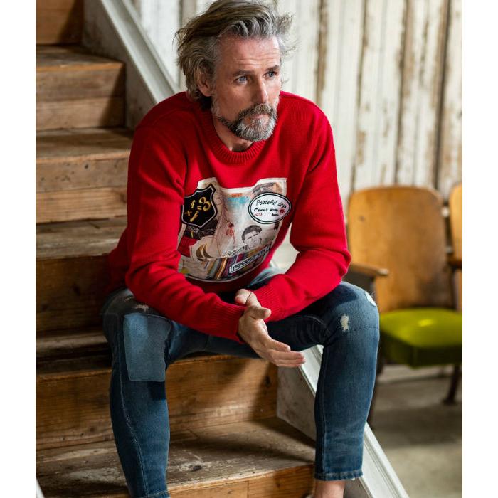 1PIU1UGUALE3 RELAX ニット ウノピゥウノウグァーレトレリラックス 1+1