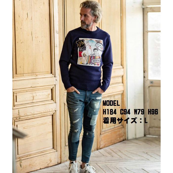 1PIU1UGUALE3 RELAX ニット ウノピゥウノウグァーレトレリラックス 1+1