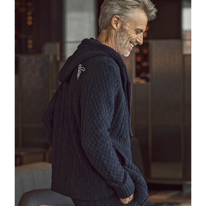 1PIU1UGUALE3 RELAX ウノピゥウノウグァーレトレ ケーブルニットパーカー フーディー 部屋着 ルームウェア もこもこ ラグジュアリー S-XL | 1PIU1UGUALE3 RELAX | 10