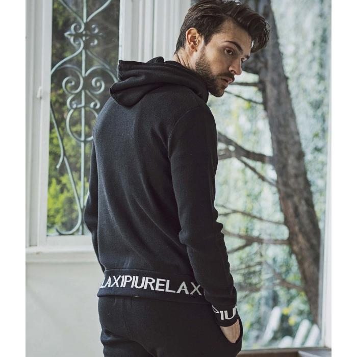 1PIU1UGUALE3 RELAX ウノピゥウノウグァーレトレ リブロゴニットパーカー フーディー カジュアル スポーティー ラグジュアリー ブランド | 1PIU1UGUALE3 RELAX | 12