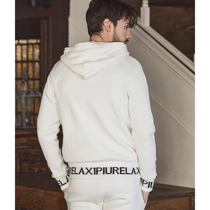 1PIU1UGUALE3 RELAX ウノピゥウノウグァーレトレ リブロゴニットパーカー フーディー カジュアル スポーティー ラグジュアリー ブランド | 1PIU1UGUALE3 RELAX | 06