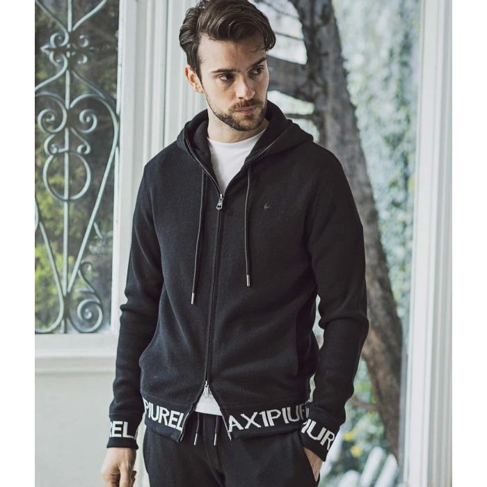 1PIU1UGUALE3 RELAX ウノピゥウノウグァーレトレ リブロゴニットパーカー フーディー カジュアル スポーティー ラグジュアリー ブランド | 1PIU1UGUALE3 RELAX | 08