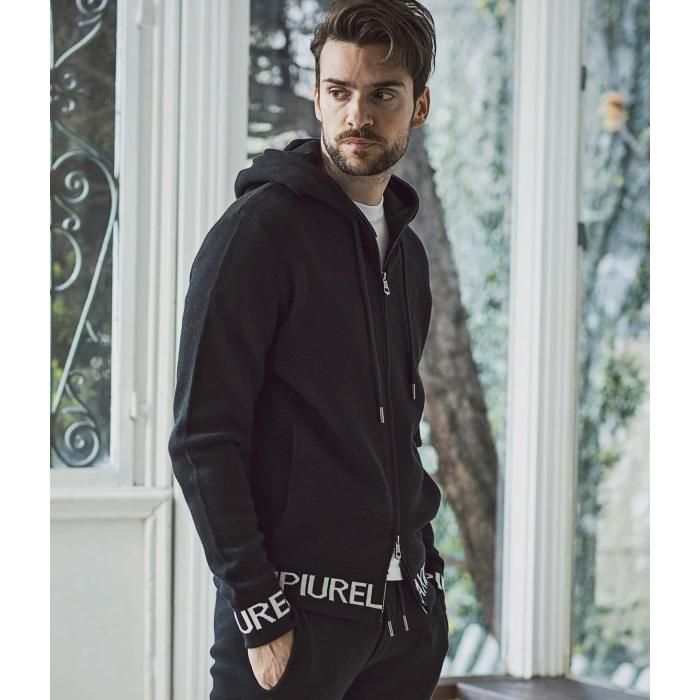 1PIU1UGUALE3 RELAX ウノピゥウノウグァーレトレ リブロゴニットパーカー フーディー カジュアル スポーティー ラグジュアリー ブランド | 1PIU1UGUALE3 RELAX | 11