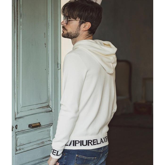 SALE セール 1PIU1UGUALE3 RELAX ウノピゥウノウグァーレトレ リブロゴニットフーディー パーカー カジュアル スポーティー | 1PIU1UGUALE3 RELAX | 04