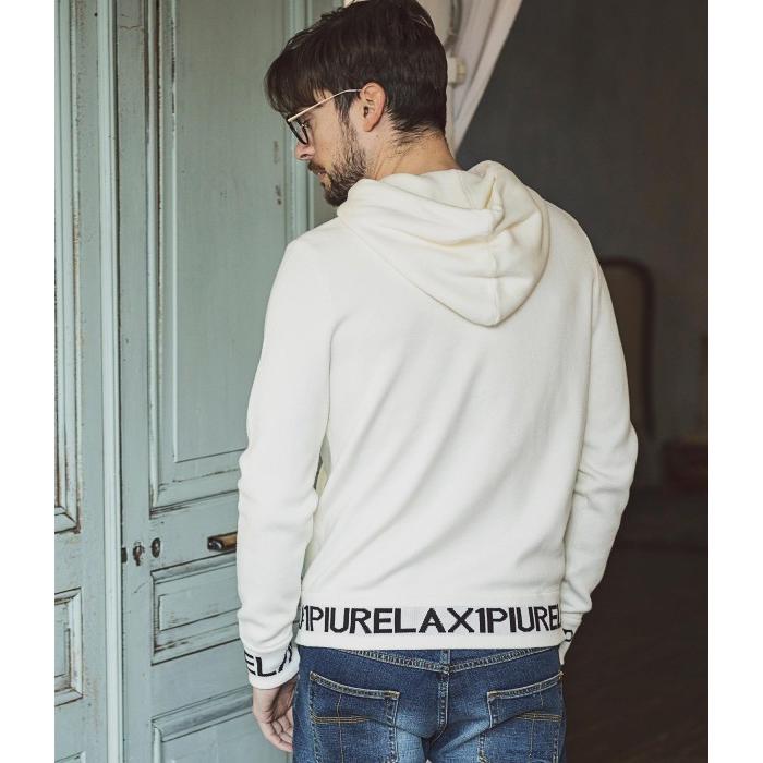 SALE セール 1PIU1UGUALE3 RELAX ウノピゥウノウグァーレトレ リブロゴニットフーディー パーカー カジュアル スポーティー | 1PIU1UGUALE3 RELAX | 06