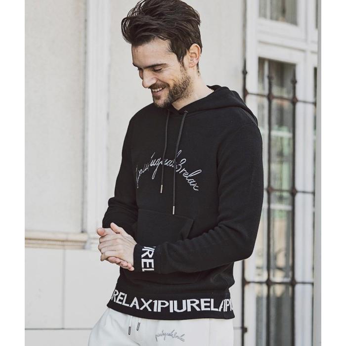 SALE セール 1PIU1UGUALE3 RELAX ウノピゥウノウグァーレトレ リブロゴニットフーディー パーカー カジュアル スポーティー | 1PIU1UGUALE3 RELAX | 08