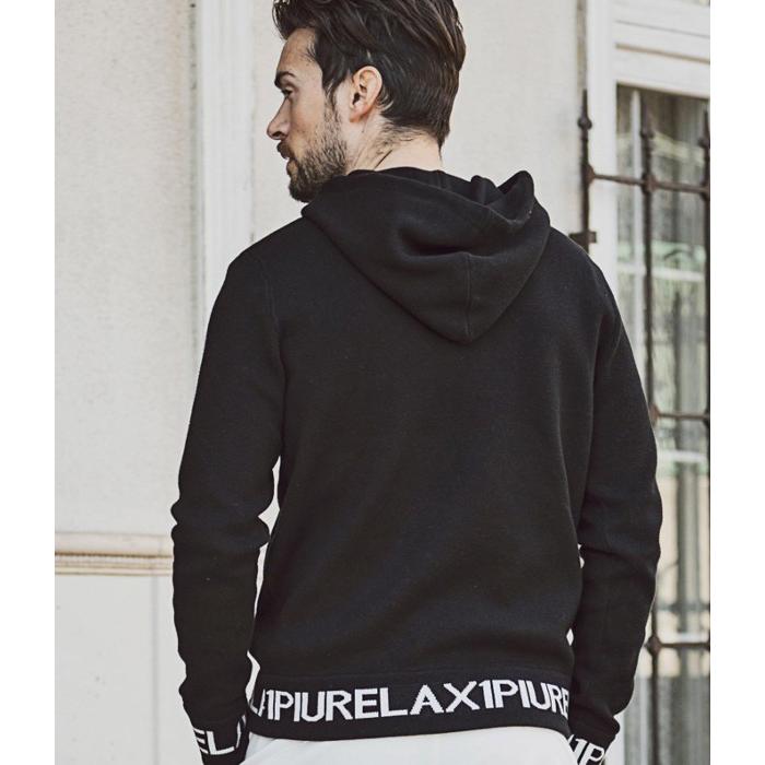 SALE セール 1PIU1UGUALE3 RELAX ウノピゥウノウグァーレトレ リブロゴニットフーディー パーカー カジュアル スポーティー | 1PIU1UGUALE3 RELAX | 11