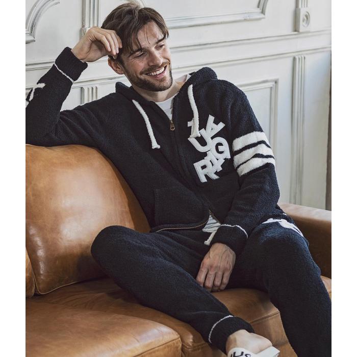 1PIU1UGUALE3 RELAX ウノピゥウノウグァーレトレ ロゴアップリケニット