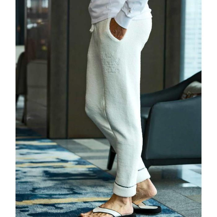 SALE セール 1PIU1UGUALE3 RELAX ウノピゥウノウグァーレトレ リラックス 刺繍ロゴニットパンツ カジュアル ルームウェア ブランド もこもこ ラグジュアリー 1PIU1UGUALE3 RELAX SALE セール ウノピゥウノウグァーレトレ