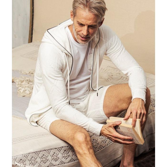 1PIU1UGUALE3 RELAX ウノピゥウノウグァーレトレ パイルロゴパーカー カジュアル フーディー 春夏 ルームウェア おしゃれ ブランド | 1PIU1UGUALE3 RELAX | 14