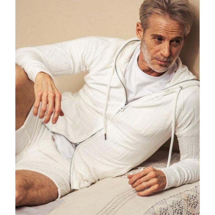 1PIU1UGUALE3 RELAX ウノピゥウノウグァーレトレ パイルロゴパーカー カジュアル フーディー 春夏 ルームウェア おしゃれ ブランド | 1PIU1UGUALE3 RELAX | 12