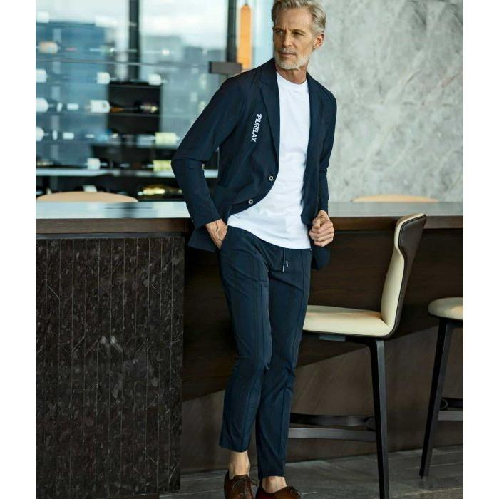 1piu1uguale3 RELAX ストライプ テーラード ジャケット 1PIU1UGUALE3 RELAX ジャケット テーラードジャケット RELAX