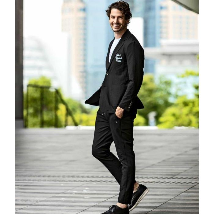 【新品】ウノピュウノ1piu1uguale3/シアサッカージャケット/カーキ6 1PIU1UGUALE3 RELAX ウノピゥウノウグァーレトレ リラックス