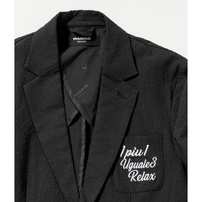 【新品】ウノピュウノ1piu1uguale3/シアサッカージャケット/カーキ6 1PIU1UGUALE3 RELAX ウノピゥウノウグァーレトレ リラックス