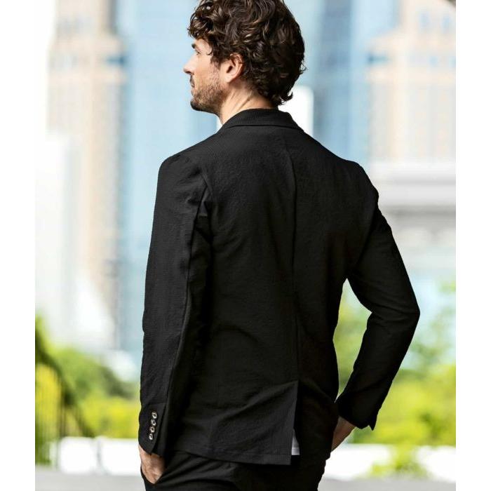 【新品】ウノピュウノ1piu1uguale3/シアサッカージャケット/カーキ6 1PIU1UGUALE3 RELAX ウノピゥウノウグァーレトレ リラックス