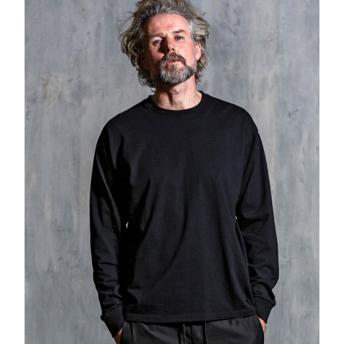 1PIU1UGUALE3 RELAX ウノ ピュ ウノ ウグァーレ トレ リラックス バックプリントビッグロングTシャツ tシャツ 長袖 ロンT メンズ オーバーサイズ mens ブランド |  | 08