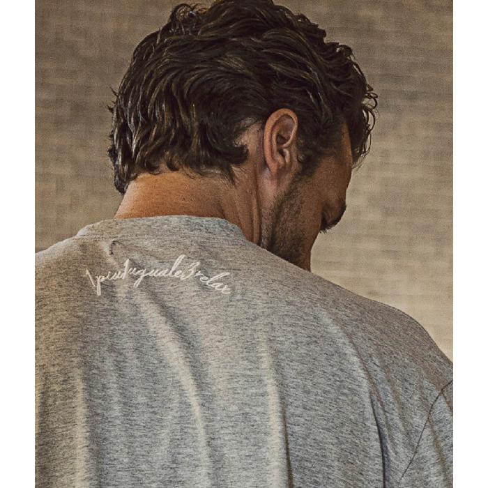 1PIU1UGUALE3 RELAX ウノピゥウノウグァーレトレ コード刺繍長袖Tシャツ メンズ ロンT トップス カジュアル 秋冬 ロゴ ルーズ ギフト プレゼント | 1PIU1UGUALE3 RELAX | 07