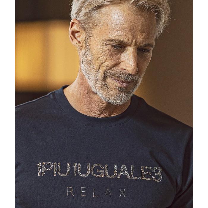 1PIU1UGUALE3 RELAX ウノピゥウノウグァーレトレ ランダムラインストーン半袖Tシャツ メンズ カットソー カジュアル 春夏 おしゃれ ブランド | 1PIU1UGUALE3 RELAX | 12