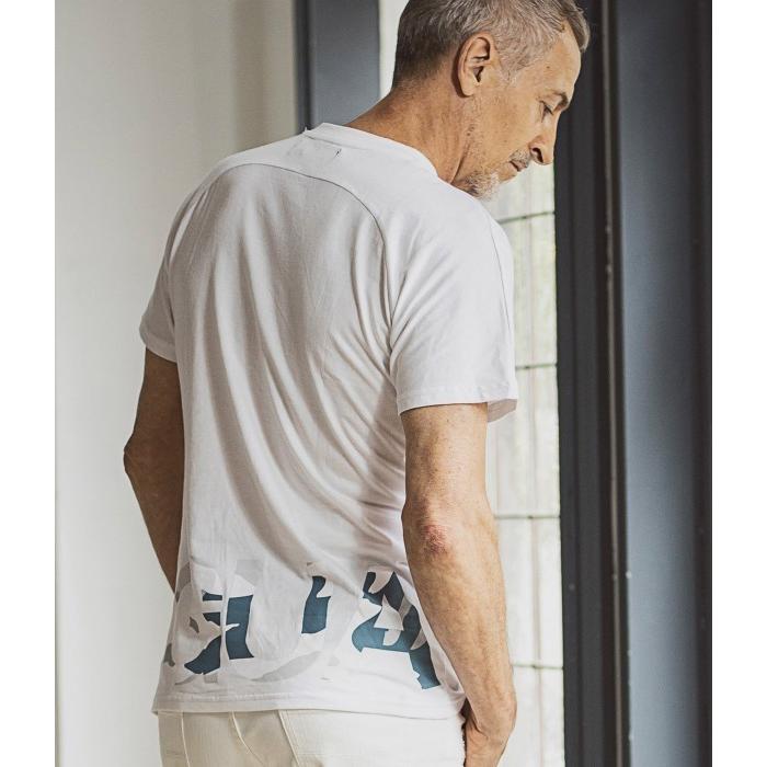 1PIU1UGUALE3 RELAX ウノピゥウノウグァーレトレ カモ柄ロゴ半袖Tシャツ カットソー カジュアル 迷彩 おしゃれ ブランド | 1PIU1UGUALE3 RELAX | 16