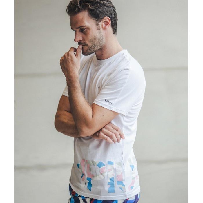 1PIU1UGUALE3 RELAX ウノピゥウノウグァーレトレ カモ柄ロゴ半袖Tシャツ カットソー カジュアル 迷彩 おしゃれ ブランド | 1PIU1UGUALE3 RELAX | 09