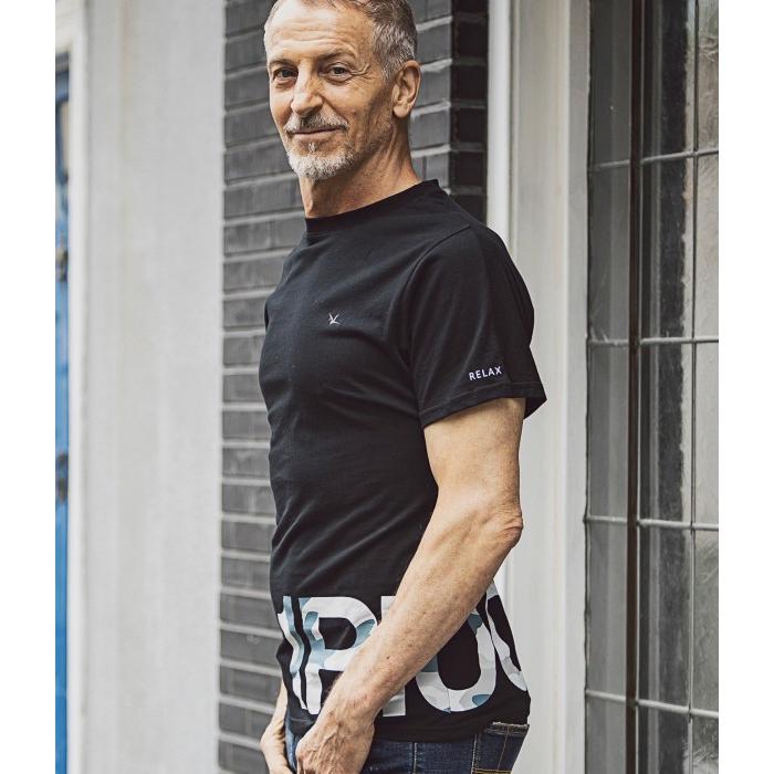 1PIU1UGUALE3 RELAX ウノピゥウノウグァーレトレ カモ柄ロゴ半袖Tシャツ カットソー カジュアル 迷彩 おしゃれ ブランド | 1PIU1UGUALE3 RELAX | 12