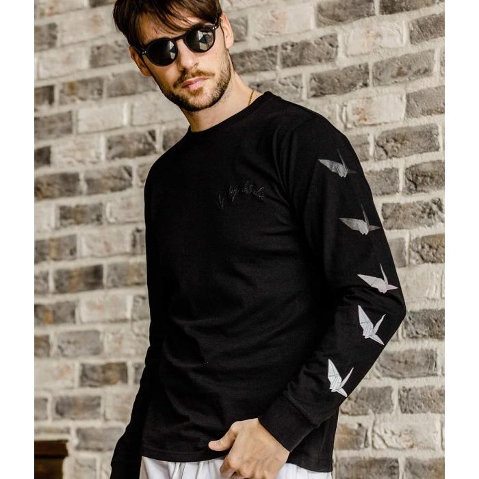 1PIU1UGUALE3 RELAX ウノピゥウノウグァーレトレ グラデーションプリントロングTシャツ ロンT カジュアル スポーツ おしゃれ ブランド | 1PIU1UGUALE3 RELAX | 03