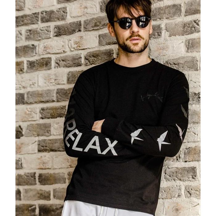 1PIU1UGUALE3 RELAX ウノピゥウノウグァーレトレ グラデーションプリントロングTシャツ ロンT カジュアル スポーツ おしゃれ ブランド | 1PIU1UGUALE3 RELAX | 04