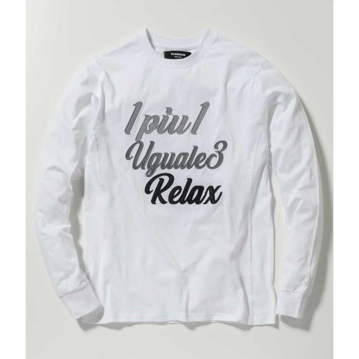 1PIU1UGUALE3 RELAX ウノピゥウノウグァーレトレ リラックス グラデーションアップリケロングTシャツ 長袖 ロンT カットソー カジュアル | 1PIU1UGUALE3 RELAX | 08