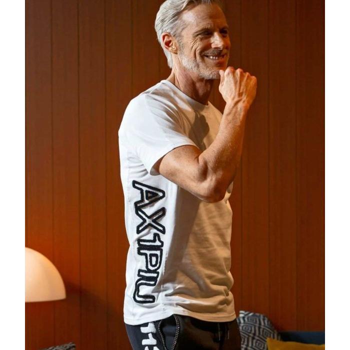 1PIU1UGUALE3 RELAX ウノピゥウノウグァーレトレ リラックス サガラ刺繍サイドロゴ半袖Tシャツ カットソー カジュアル スポーツ インナー | 1PIU1UGUALE3 RELAX | 04