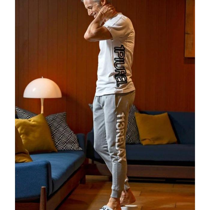 1PIU1UGUALE3 RELAX ウノピゥウノウグァーレトレ リラックス サガラ刺繍サイドロゴ半袖Tシャツ カットソー カジュアル スポーツ インナー | 1PIU1UGUALE3 RELAX | 06