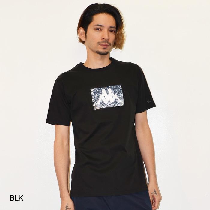 Kappa×1PIU1UGUALE3 RELAX ウノ ピゥ ウノ ウグァーレ トレ リラックス スパンコールワッペンTシャツ | 1 piu 1 uguale 3 | 06