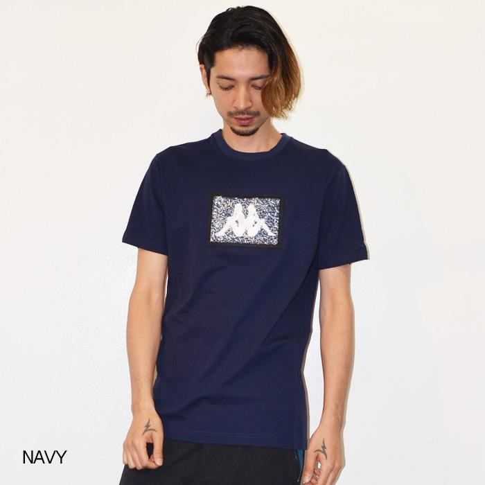 Kappa×1PIU1UGUALE3 RELAX ウノ ピゥ ウノ ウグァーレ トレ リラックス スパンコールワッペンTシャツ | 1 piu 1 uguale 3 | 07